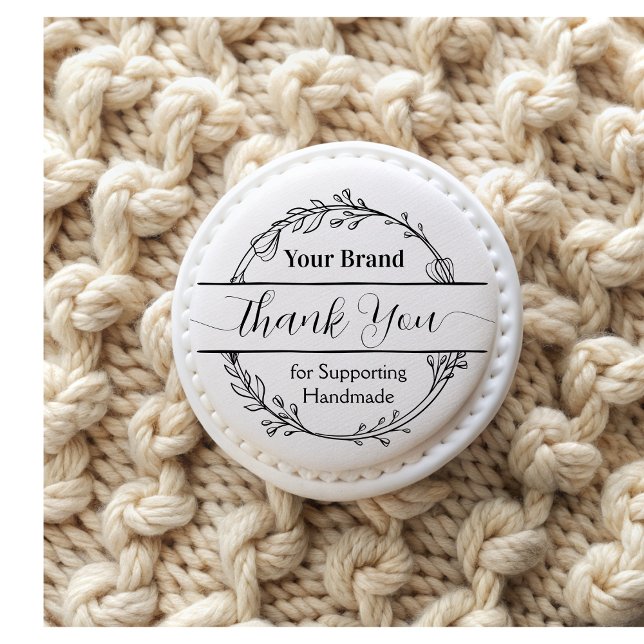 Carimbo De Borracha Botânica Floral - Obrigado (Criador carregado)