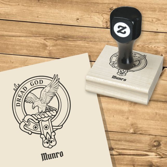 Carimbo De Borracha Brasão do Clã Munro (Criador carregado)