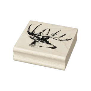 Carimbo De Borracha Buck Head