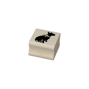 Carimbo De Borracha Bull Terrier Dog Puppy