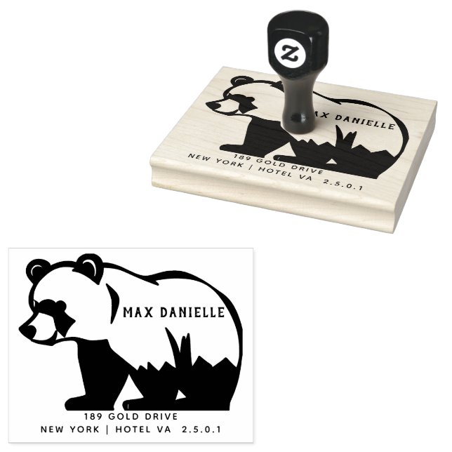 Carimbo De Borracha Buraco Simples Frio Botânico Bold (Carimbado)