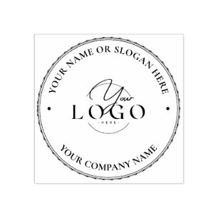 Carimbo De Borracha BUSINESS MODERN Personalizado Logotipo Endereço Em
