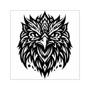 Carimbo de Borracha Cabeça de Águia