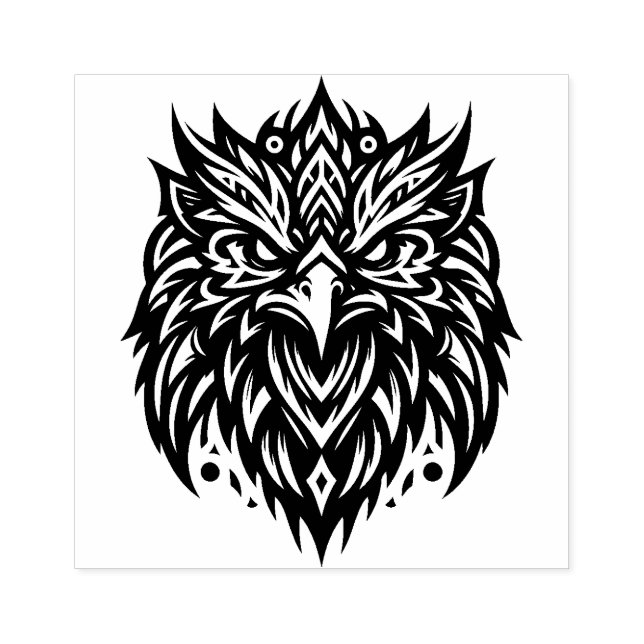 Carimbo de Borracha Cabeça de Águia (Impressão)