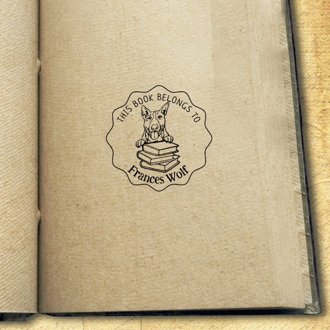 Carimbo De Borracha Cachorro de Touro Cachorro (Criador carregado)