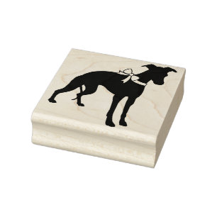 Carimbo De Borracha Cachorro de Whippet