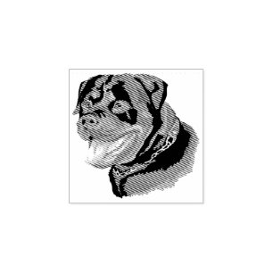 Carimbo De Borracha Cachorro Filhote Bebê Mais Fofo Rottweiler