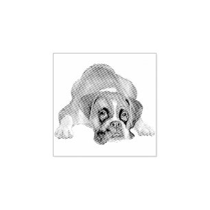 Carimbo De Borracha Cachorro Filhote Boxer Bebê Mais Fofo