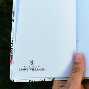 Carimbo De Borracha Cachorro Minimalista Corgi, Livro Personalizado