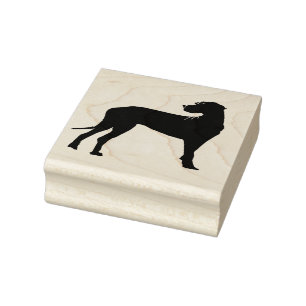 Carimbo De Borracha Cachorro Negro