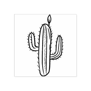 Carimbo De Borracha Cactus Scrapbooking