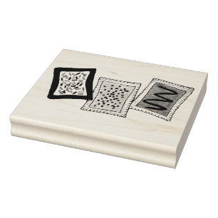 Carimbo De Borracha Café da manhã Brunch Toaster Pastries Junk Comida