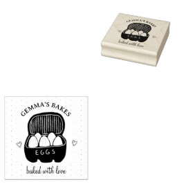 Carimbo De Borracha Caixas De Ovos Ilustrados Em Casa Fabricadas Com A