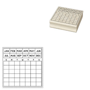 Carimbos Calendario Zazzle Com Br