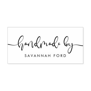 Carimbo De Borracha Caligrafia elegante feita por