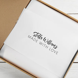 Carimbo De Borracha Caligrafia Moderna Nome Feito Com Amor