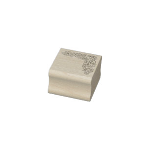 Carimbo De Borracha canto da flor da margarida artesanato deco