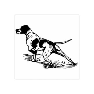 Carimbo De Borracha Cão caçador