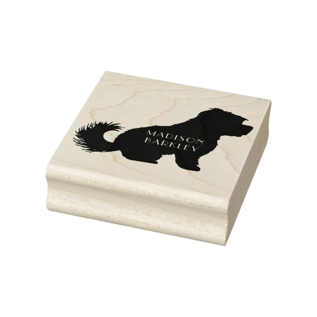 Carimbo De Borracha Cão Maltês Puppy Cabelo Curto Urso (Carimbo)