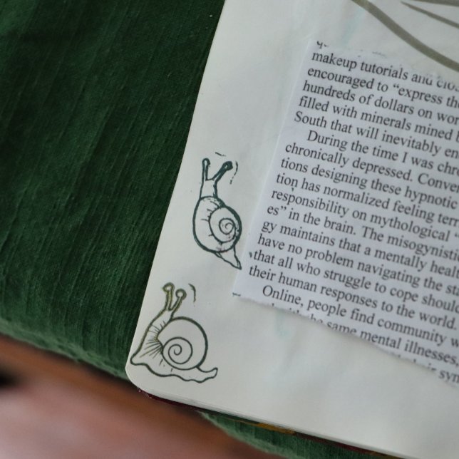 Carimbo De Borracha Caracol (Criador carregado)