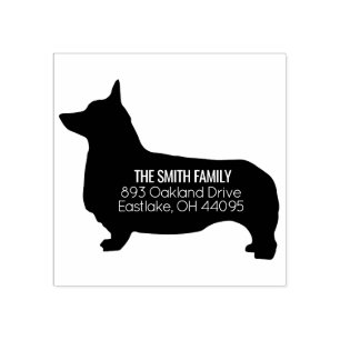 Carimbo De Borracha Cargi Dog Address Stamp