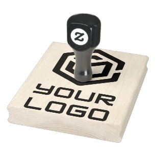 Carimbo De Borracha Carregar logotipo da empresa personalizado