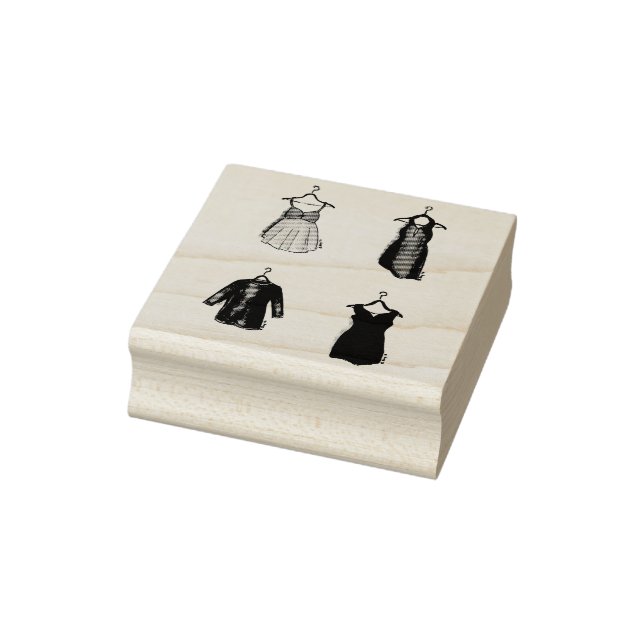 Carimbo De Borracha Cartaz Fashionista de Armário bonito (Carimbo)