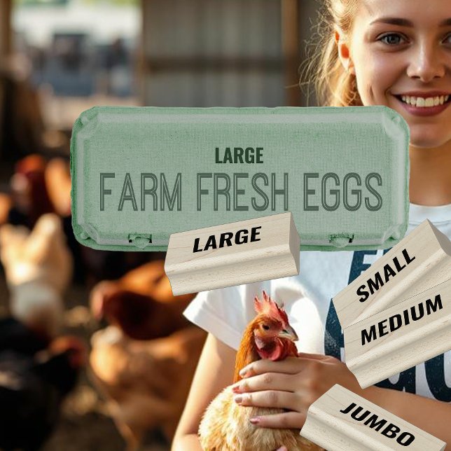 Carimbo De Borracha Cartonagem profissional de ovos Cartonagem (grande (Criador carregado)