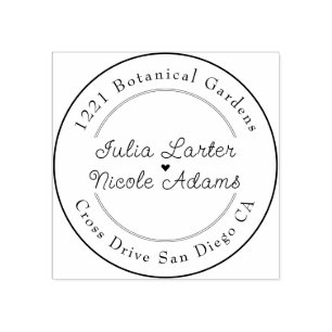 Carimbo De Borracha Casamento de Florais Tropicais de Hibiscus Tropica