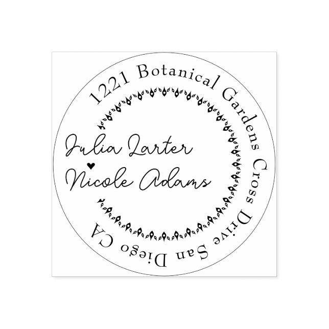 Carimbo De Borracha Casamento de Folhagem de Citros com Limonia Fresca (Impressão)