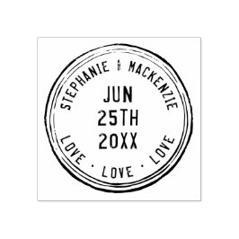 Carimbo De Borracha Casamento de Nomes Personalizados do Passport Viag