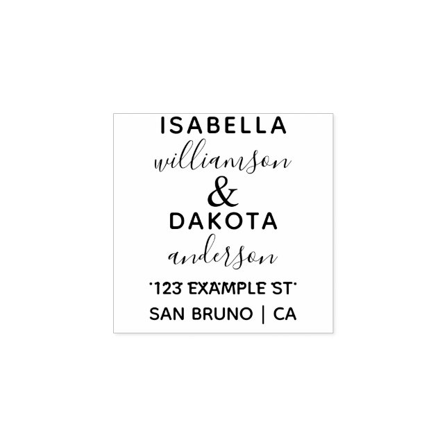 Carimbo De Borracha Casamento de Vestido Elegante de Polka Preto e Dou (Impressão)