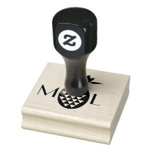 Carimbo De Borracha Casamento rústico do negócio do logotipo da