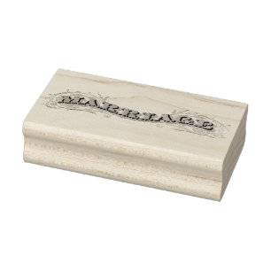 Carimbo De Borracha Casamento Tipografia Vintage Rubber Art Stamp