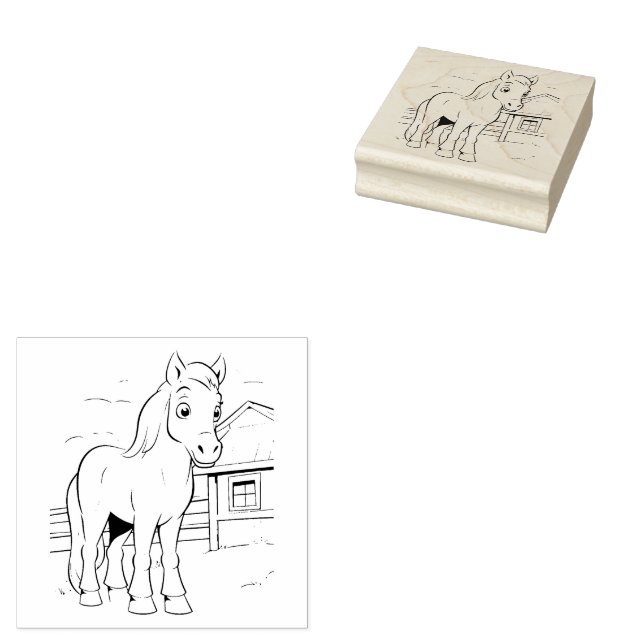Carimbo De Borracha Cavalo (Carimbado)