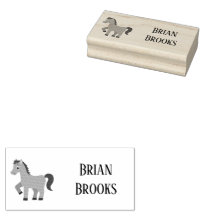 Cavalo pequeno fofo nome personalizado