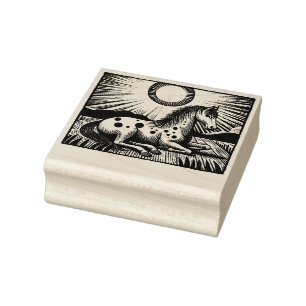 Carimbo De Borracha Cavalos de Arte de Cavalo Appaloosa