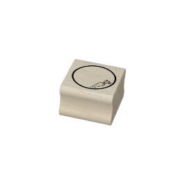 Carimbo De Borracha Cenário e círculo