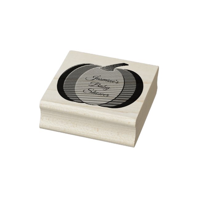 Carimbo De Borracha Chá de fraldas Personalizado De Abóbora bonito Men (Carimbo)