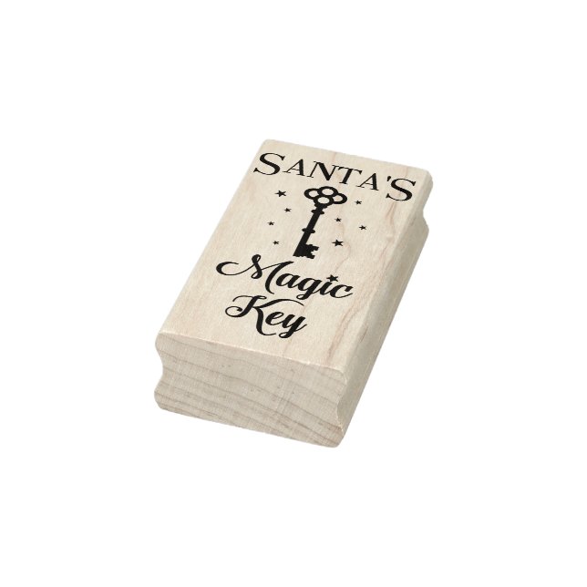 Carimbo De Borracha Chave Mágica dos Papais noeis Fofos (Carimbo)