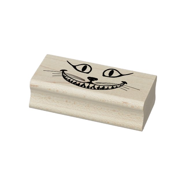 Carimbo De Borracha Cheshire Cat (Carimbo)