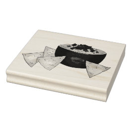 Carimbo De Borracha Chips Chili Con Queso Blanco Nachos Cheese Dip