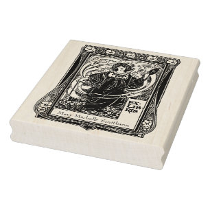 Carimbo De Borracha Chique Ex-Libris pessoal do vintage do selo