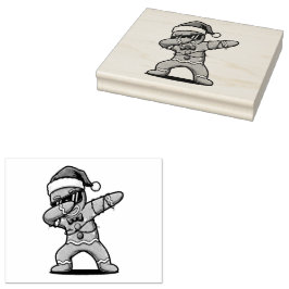 Carimbo De Borracha Christmas Wood Art Stamp