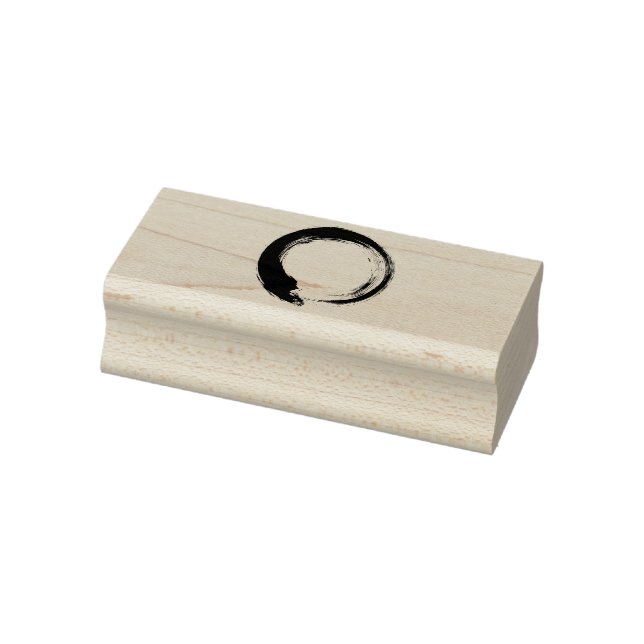 Carimbo De Borracha Círculo Enso Zen (Carimbo)