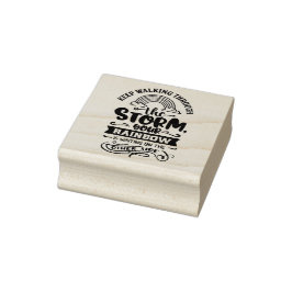 Carimbo De Borracha Citação Motivacional Continue Caminhando Através d