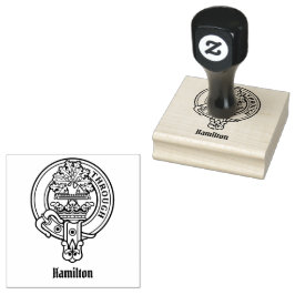 Carimbo de borracha Clan Hamilton Crest
