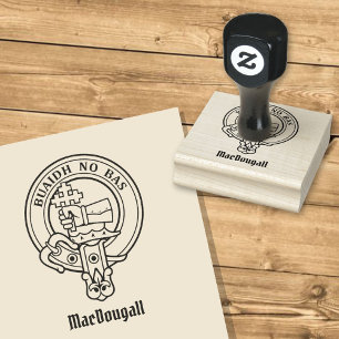 Carimbo De Borracha Clan MacDougall Crest