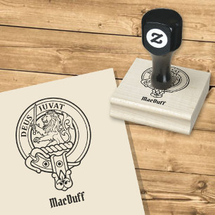 Carimbo De Borracha Clan MacDuff Crest