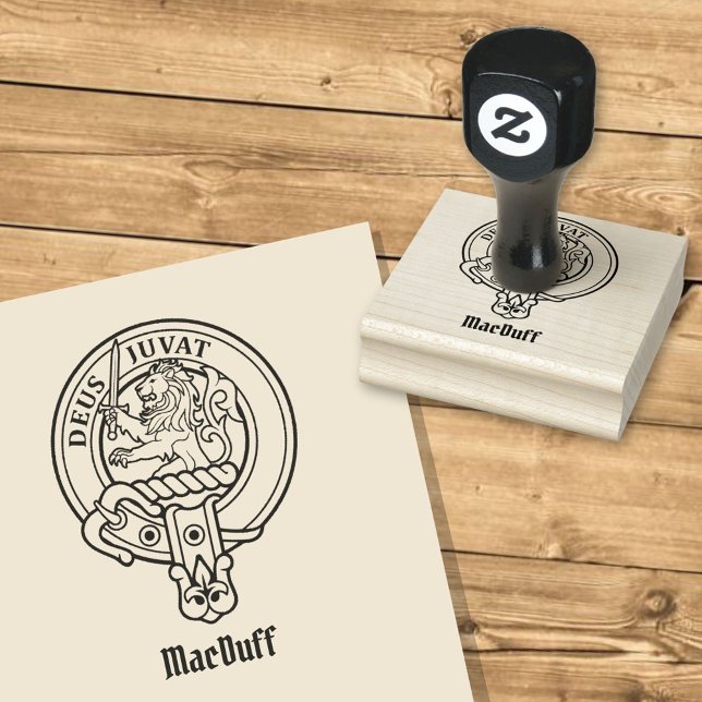 Carimbo De Borracha Clan MacDuff Crest (Criador carregado)